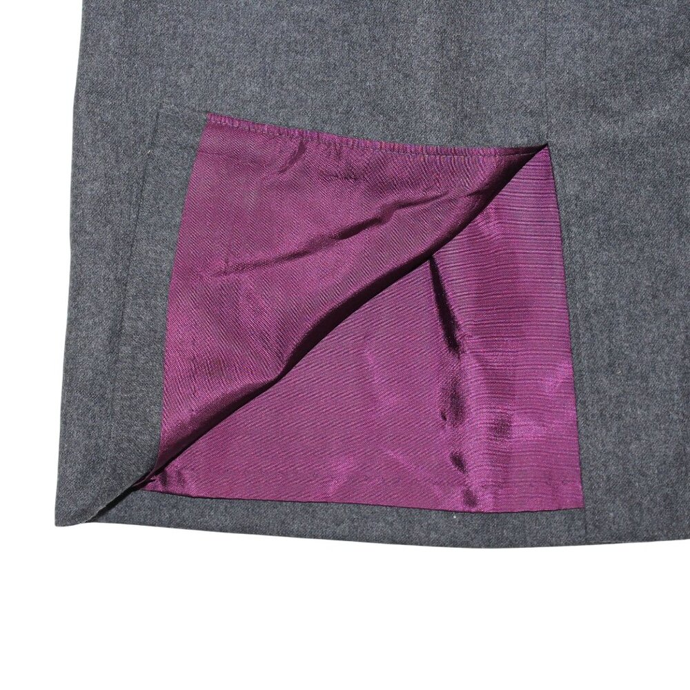 NWT Pendleton Womens Size 12 Modest A-Line Skirt Gray 100% Wool Everyday Wear - Picture 7 of 11